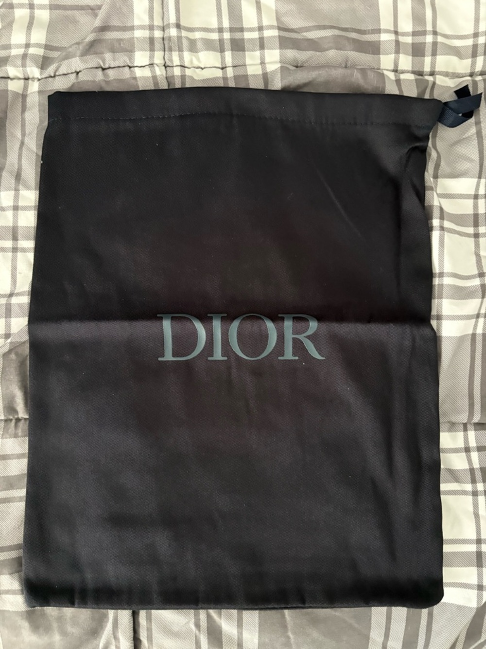 Dior Men Black & White Logo Runner Sneakers - Picture 8 of 9